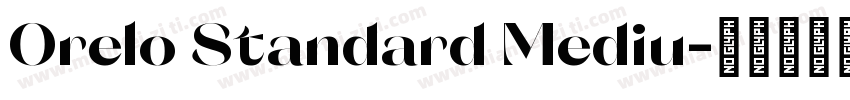 Orelo Standard Mediu字体转换